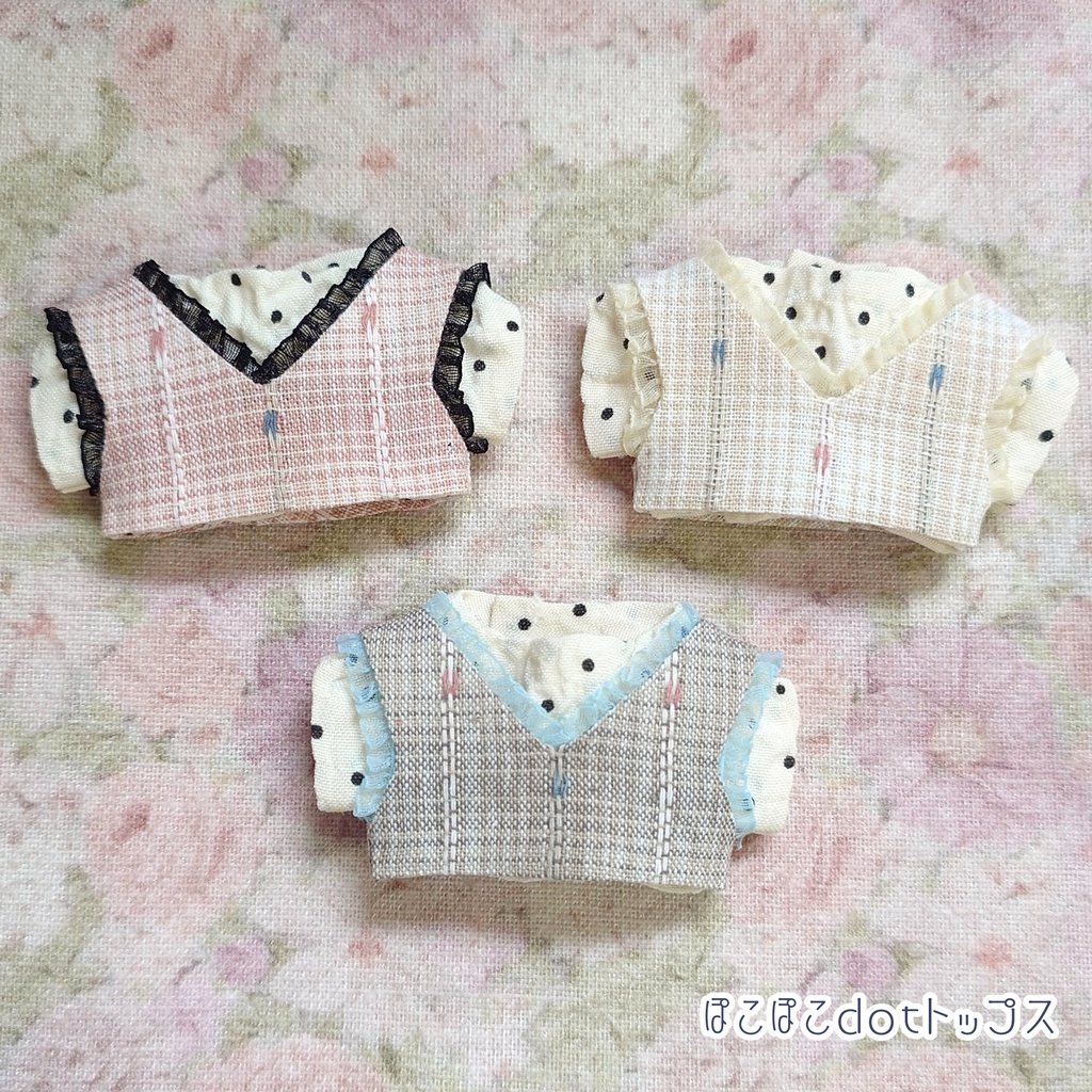 ぽこぽこdotトップス