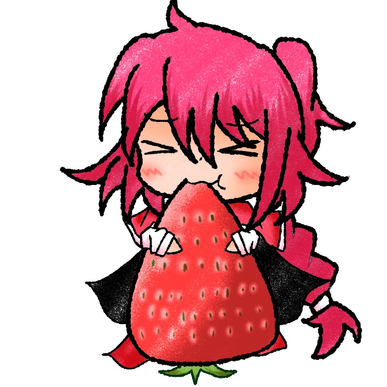 いちご教授アクキー☆