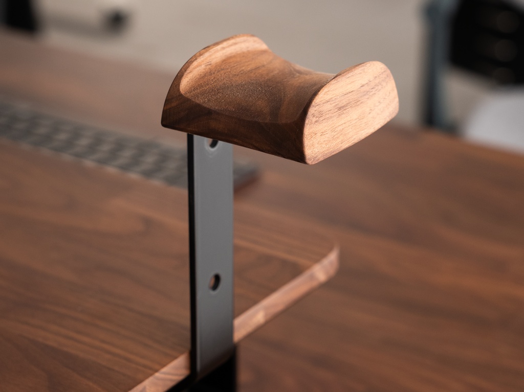 PREDUCTS 木製ヘッドフォンハンガー