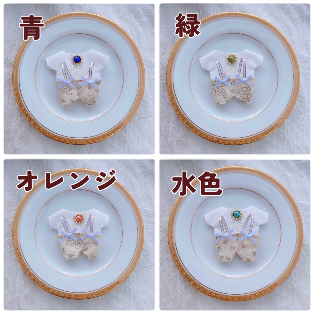 お花ブローチ おめかし着