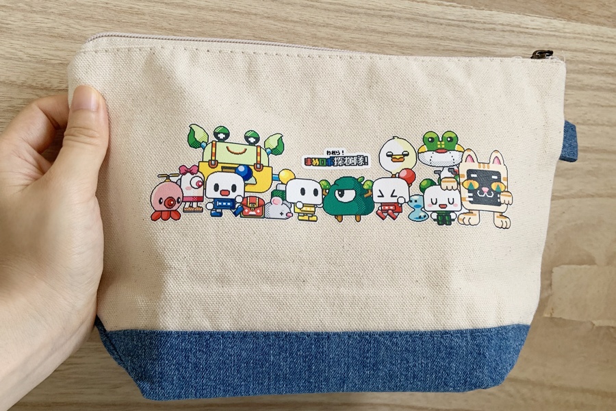 『まめロボ探検隊』キャンバスポーチ