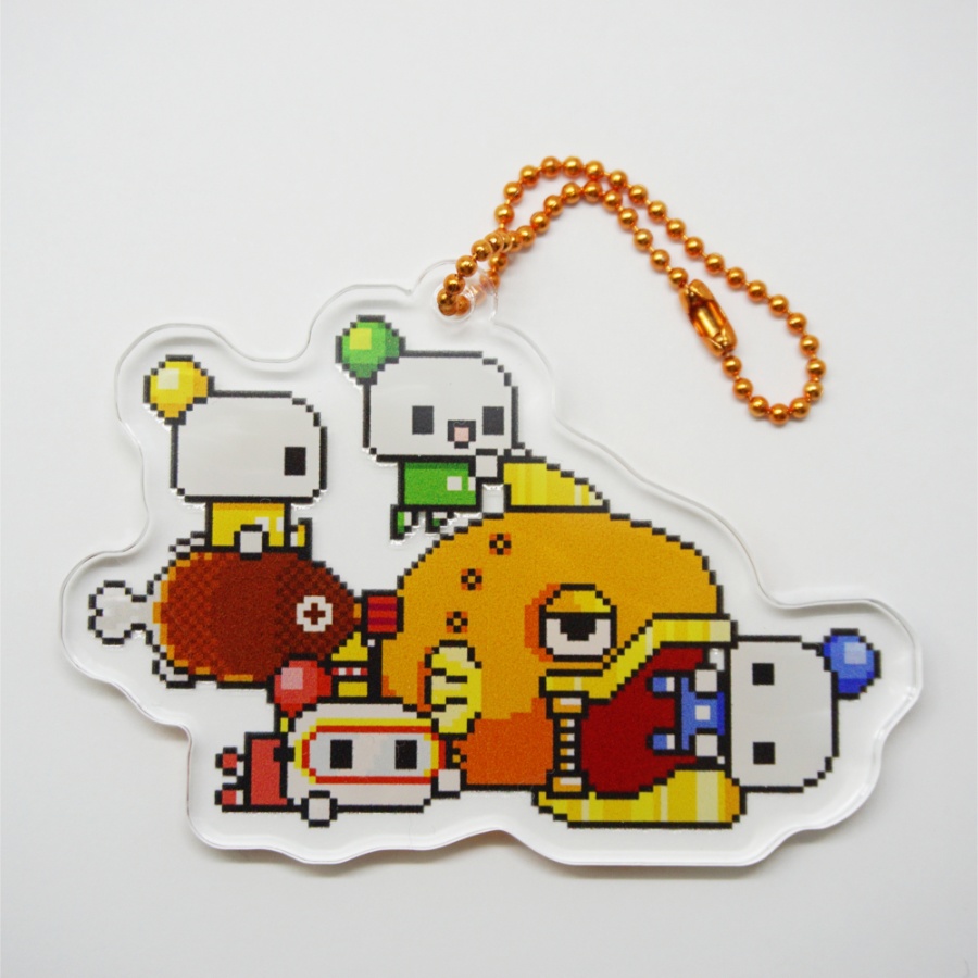 『まめロボ探検隊』アクリルキーホルダー