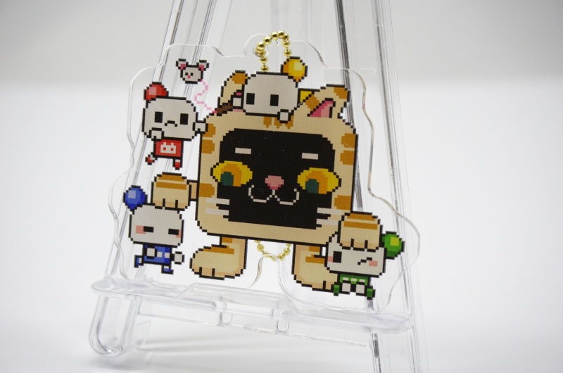 『まめロボ探検隊』アクリルキーホルダー