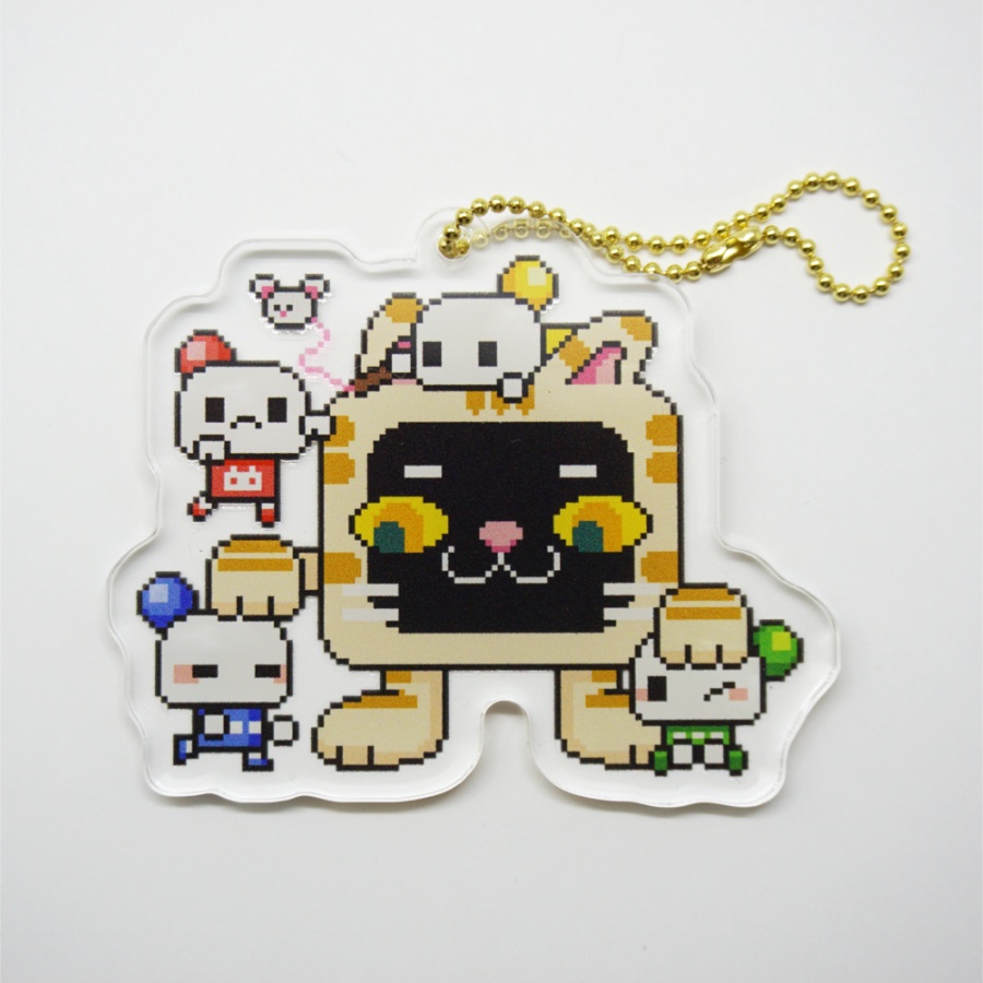 『まめロボ探検隊』アクリルキーホルダー