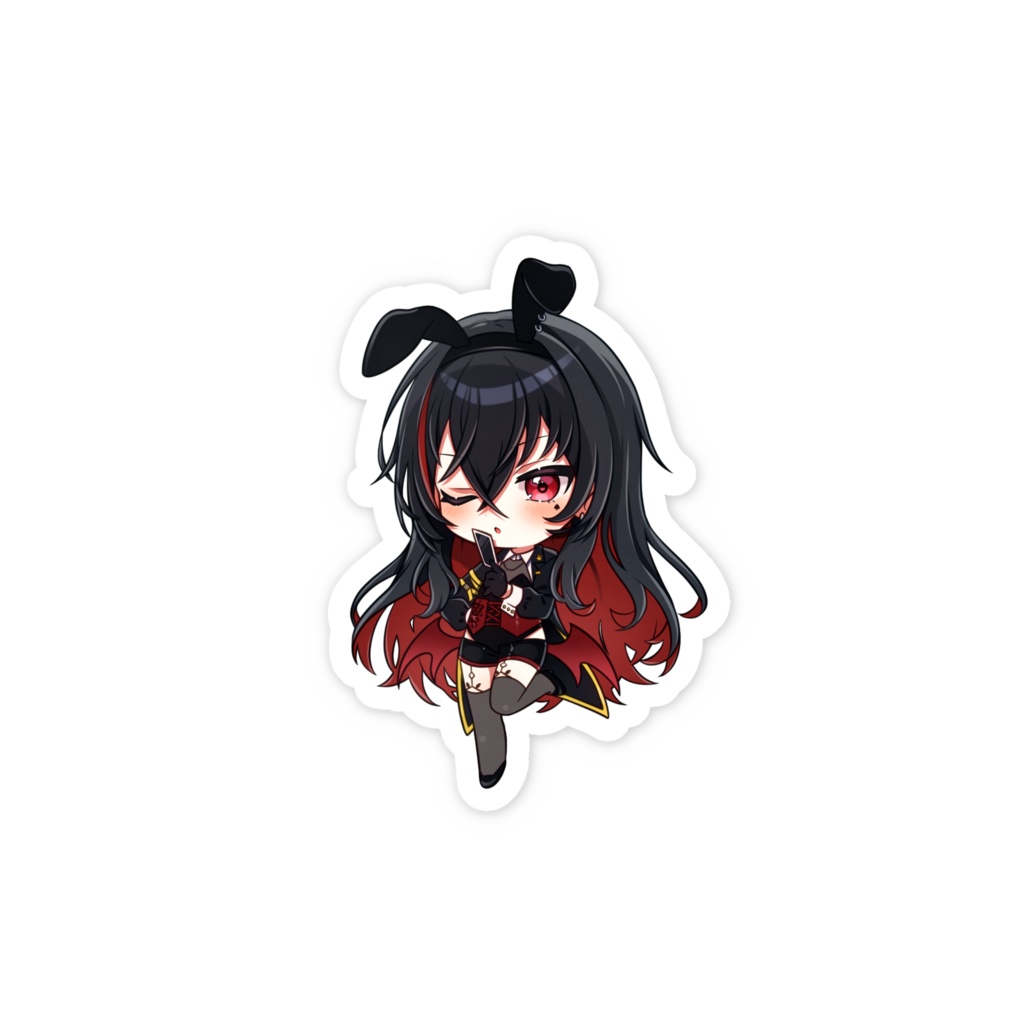 黒崎灰兎 バニー衣装SD ステッカー