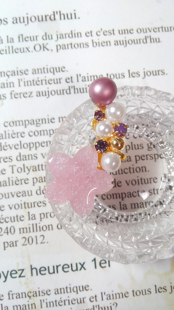 桜のイヤーカフ&イヤリング(ピアス)