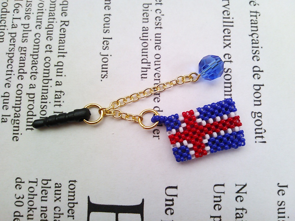 【再販】北欧国旗イヤホンジャックアクセサリー