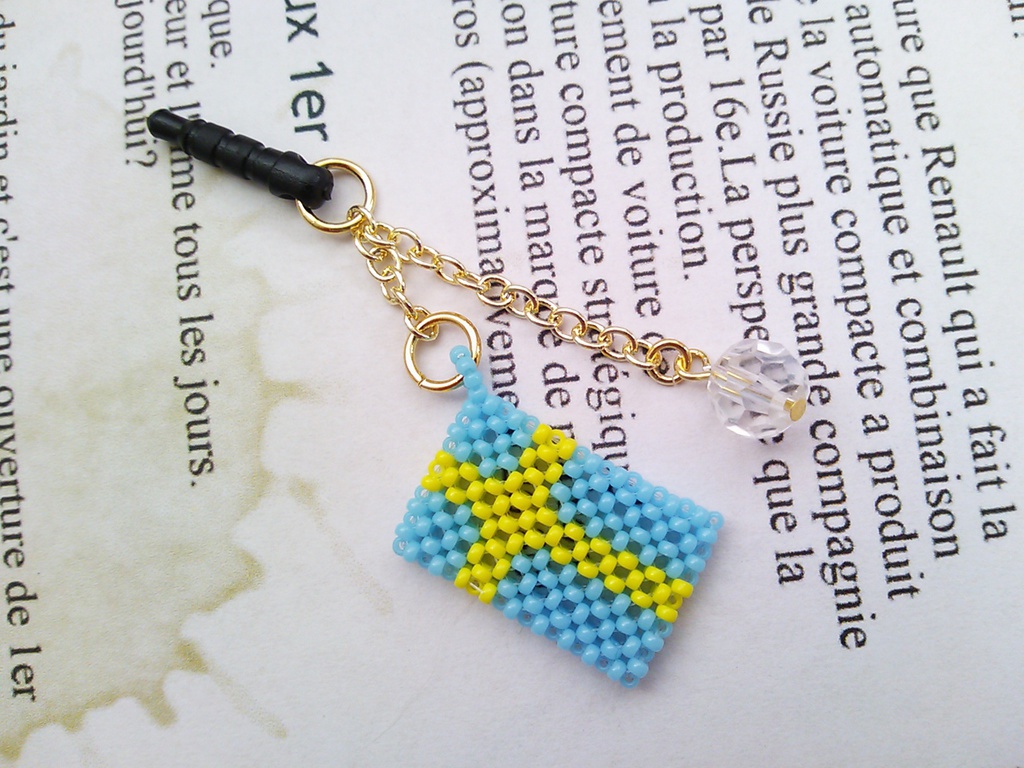 【再販】北欧国旗イヤホンジャックアクセサリー