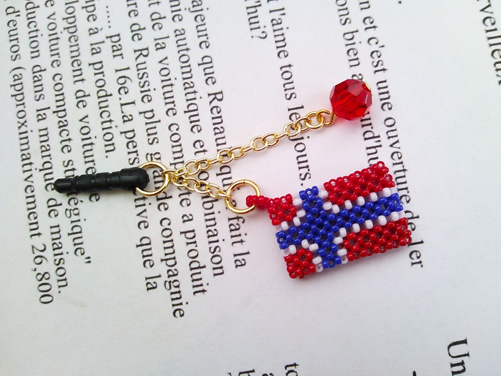 【再販】北欧国旗イヤホンジャックアクセサリー