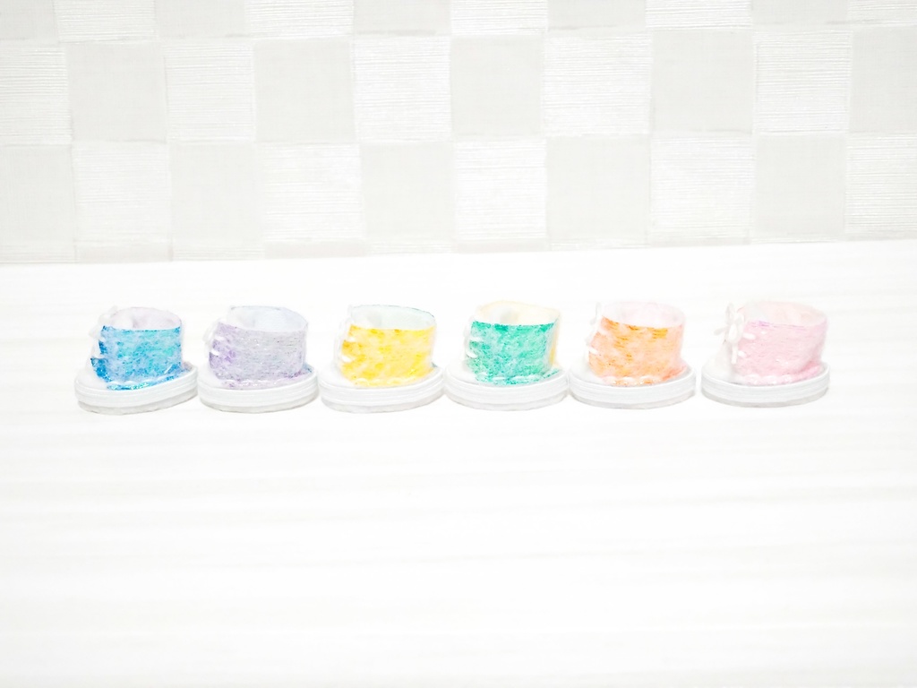 オーロラツートンフロッキースニーカー