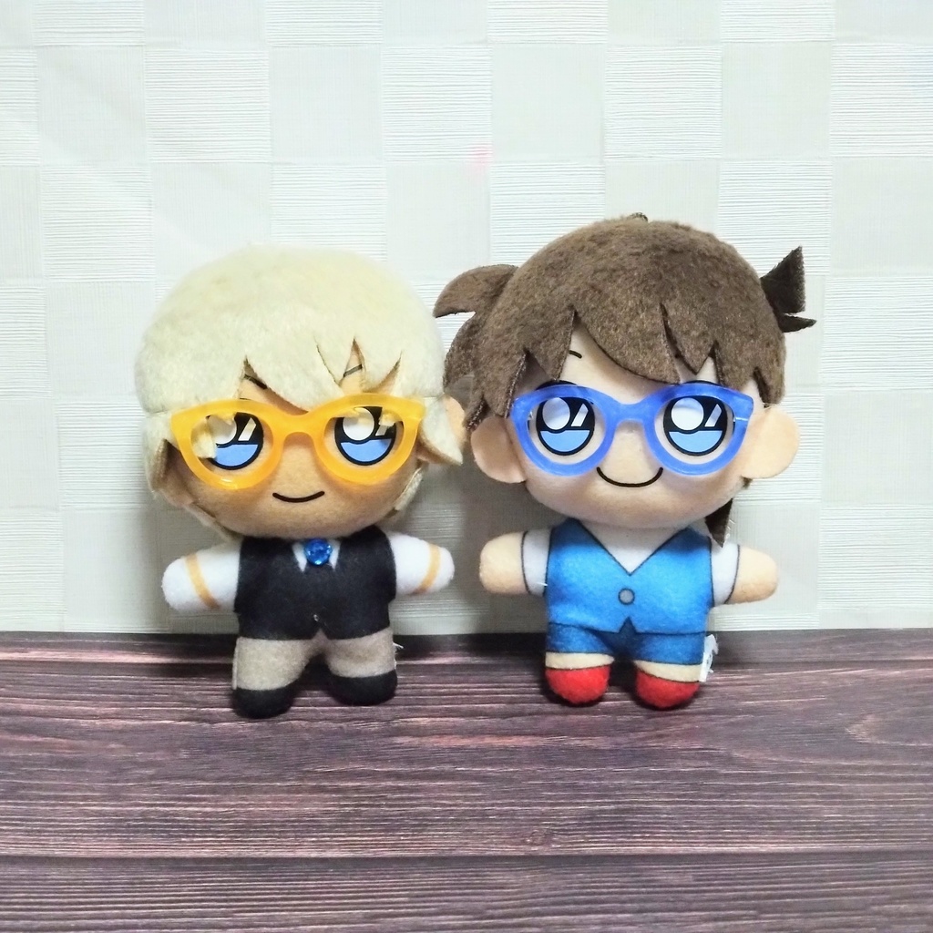 宝石カラーのぬい用めがね