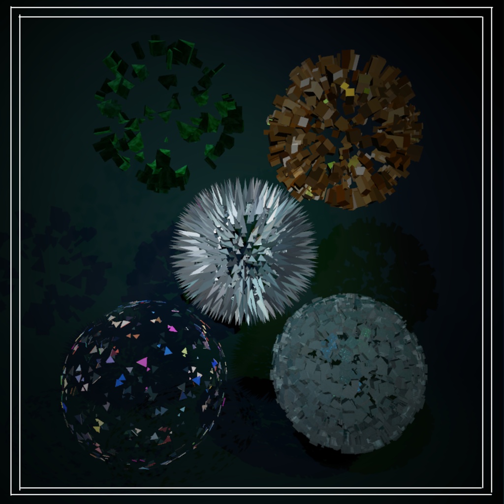 【Shader&Material】破片包覆マテリアル・シェーダー Debris Warp Material Shader