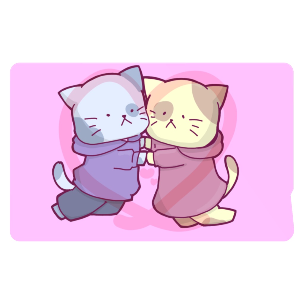 いい夫婦のカードステッカー