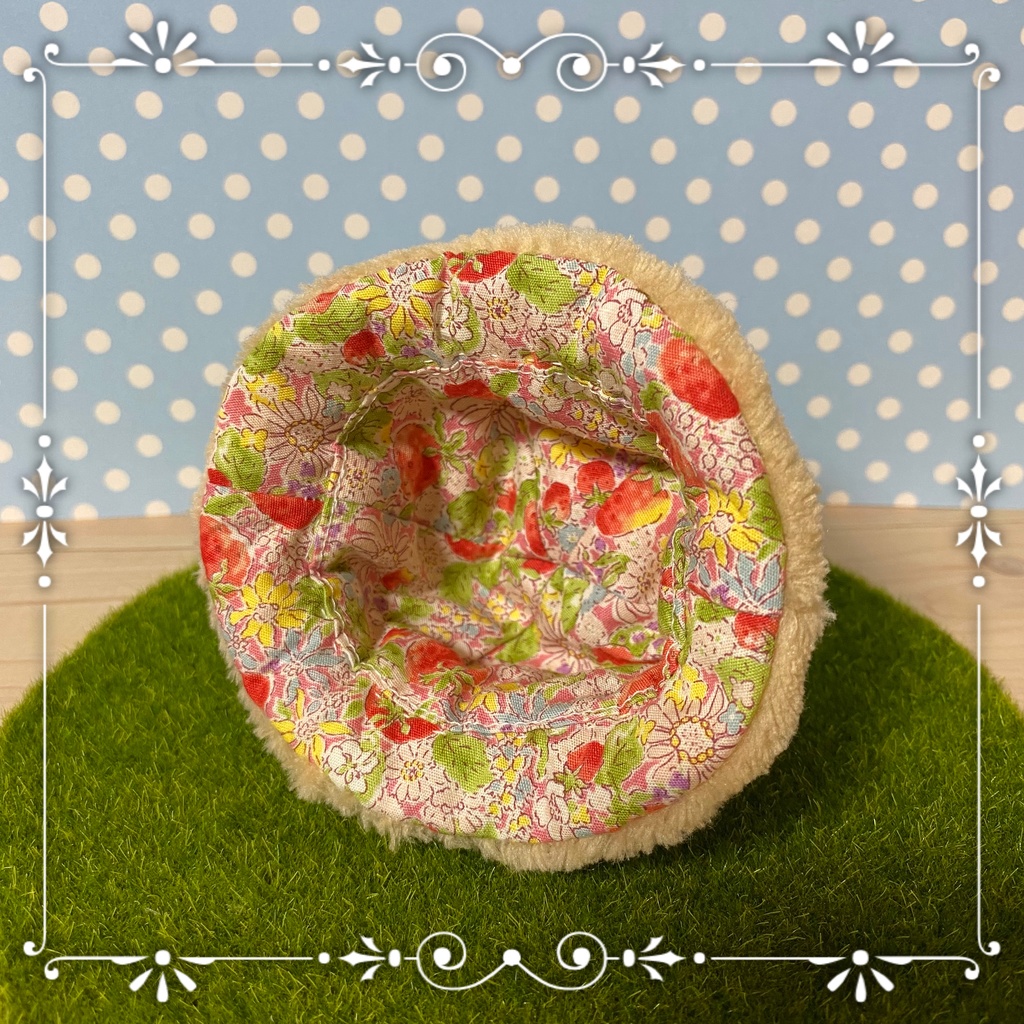 10cmサイズ くまちゃん帽子(ベージュ)