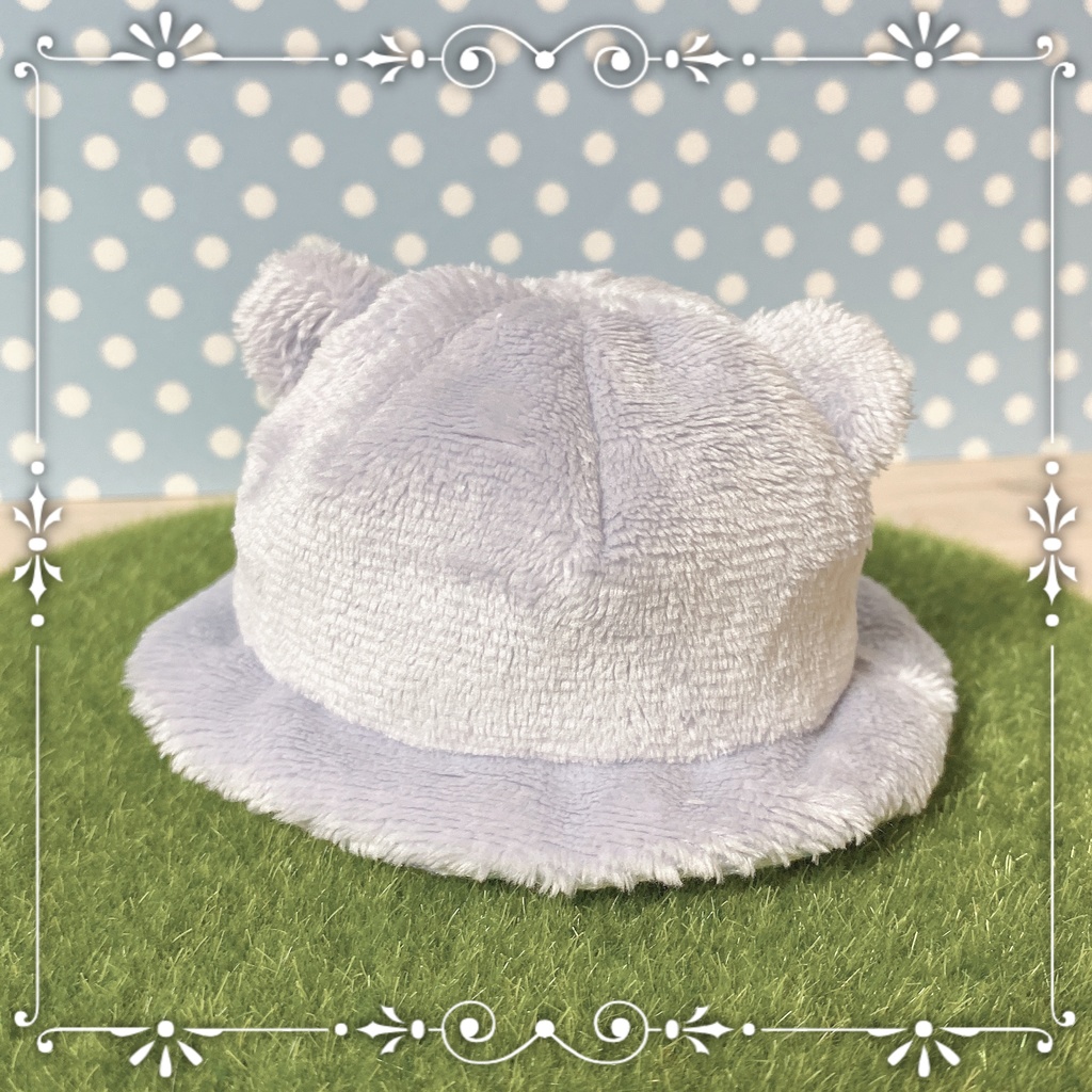 10cmぬい用 くまちゃん帽子