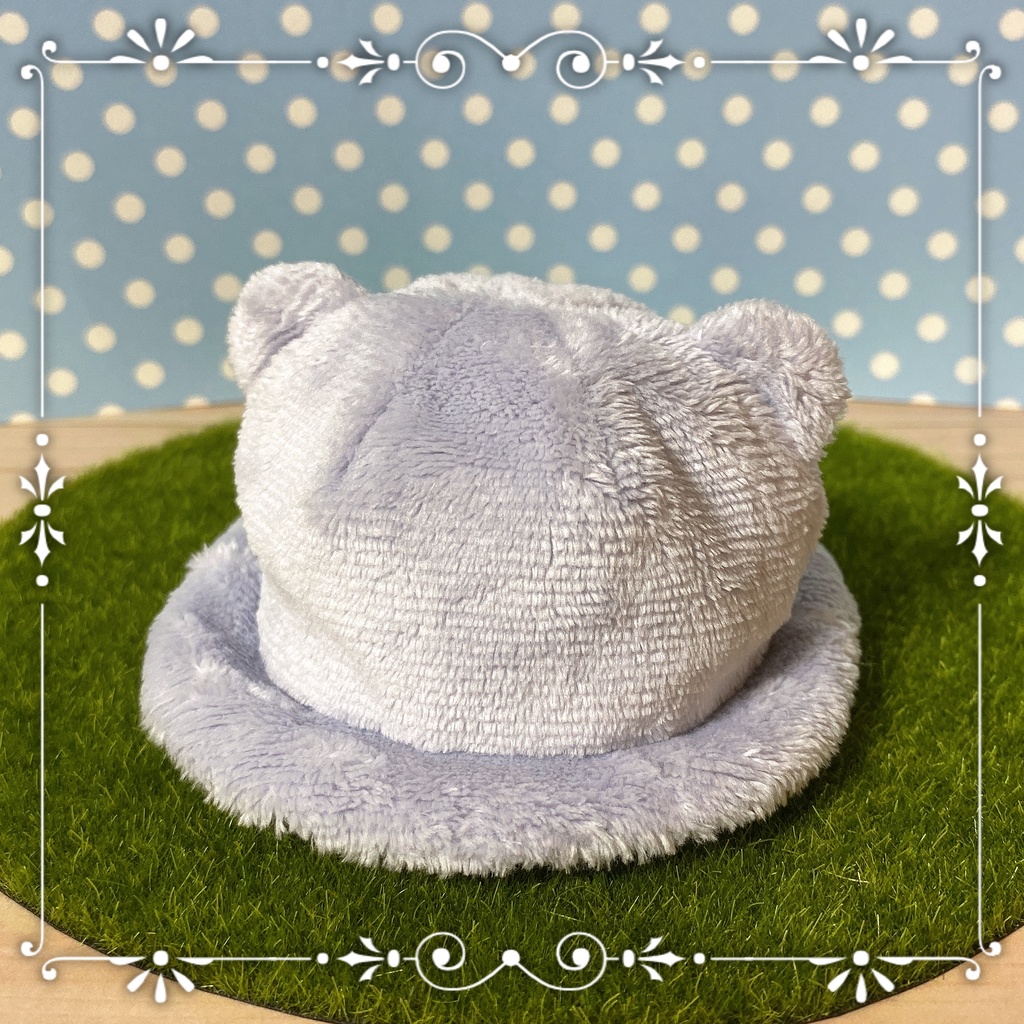 10cmぬい用 くまちゃん帽子