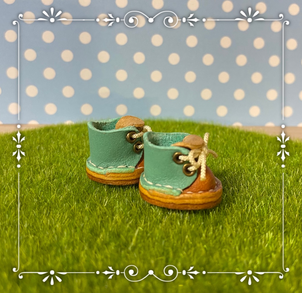10cmぬい用お靴(チョコミント②)