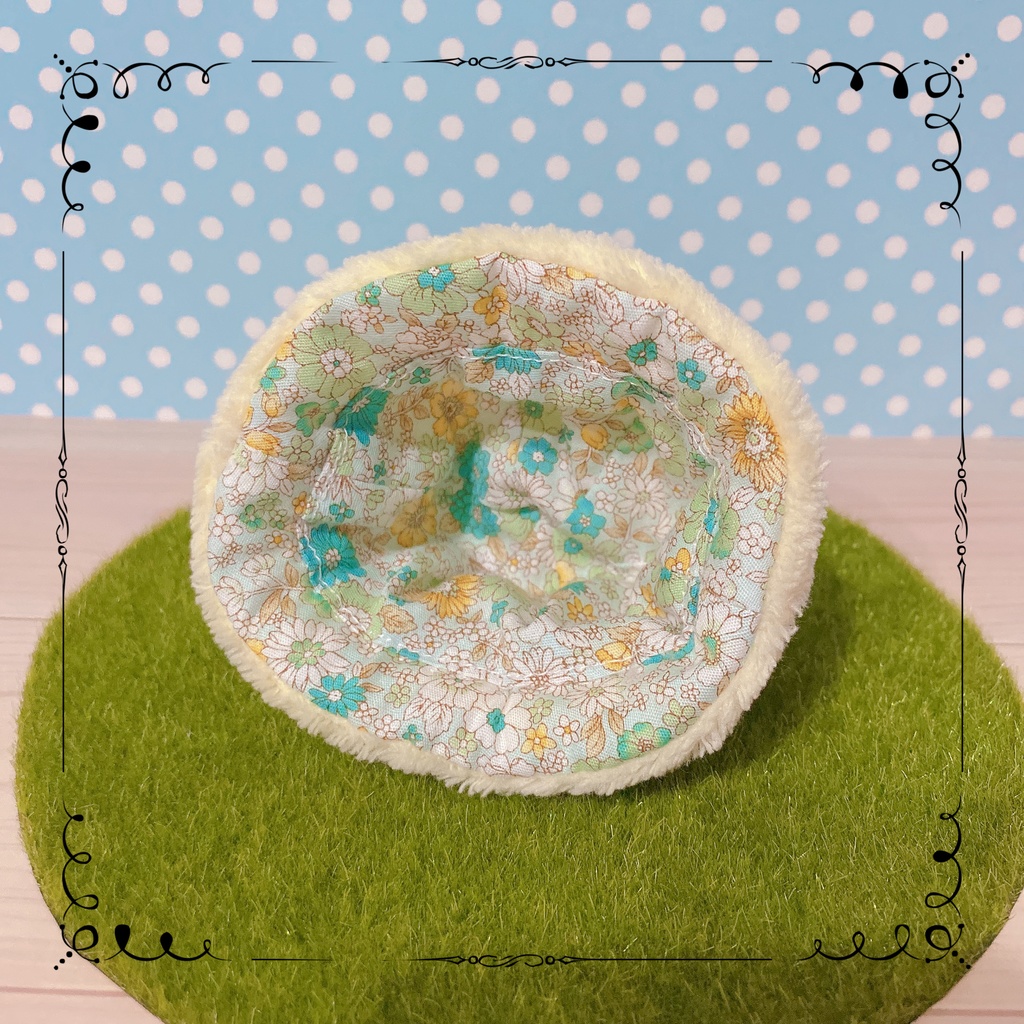 10cmぬい用 くまちゃん帽子(Yellow)