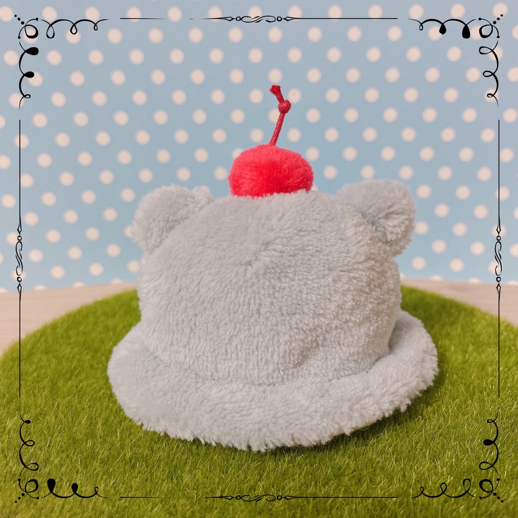 10cmぬい用 くまちゃん帽子(Soda)