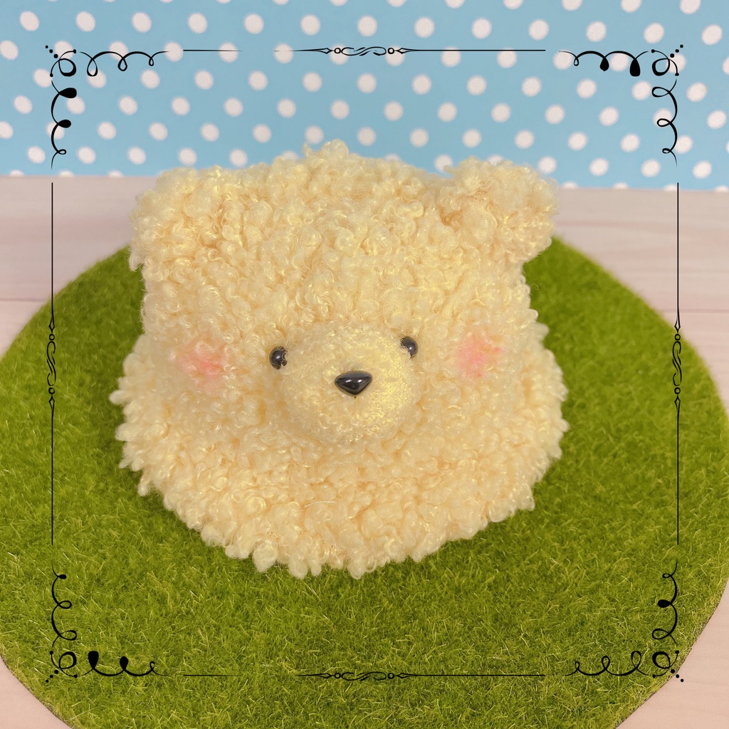 10cmぬい用　くまちゃん帽子(Sweet Potato②)