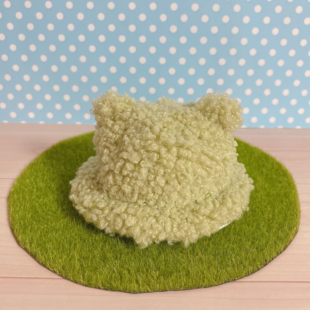 10cmぬい用 くまちゃん帽子(まっちゃ)