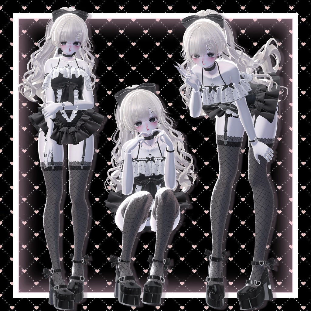 【無料】5種類ポーズ