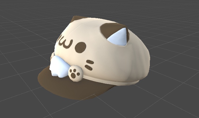 【VRChat向けアクセサリー】こんこんきちゅねのぼうし