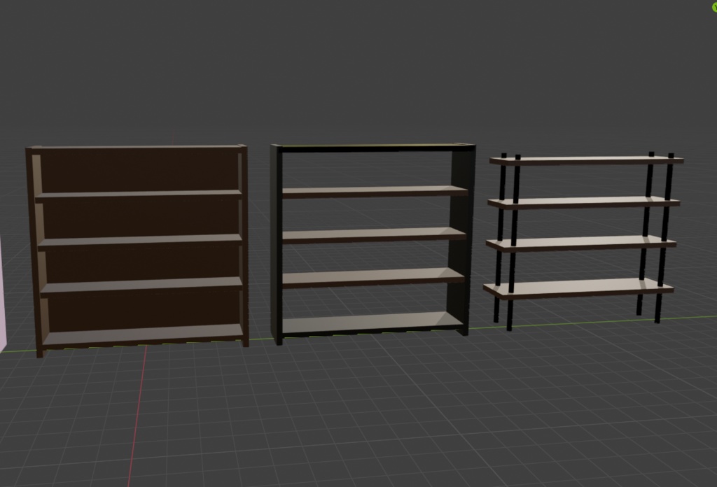 いろいろな棚の詰め合わせ
