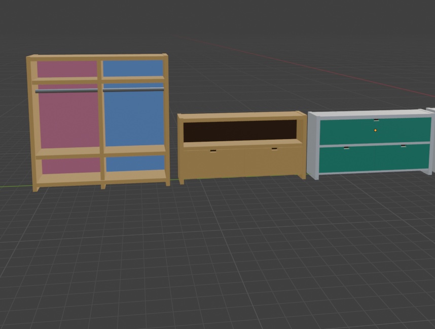 いろいろな棚の詰め合わせ