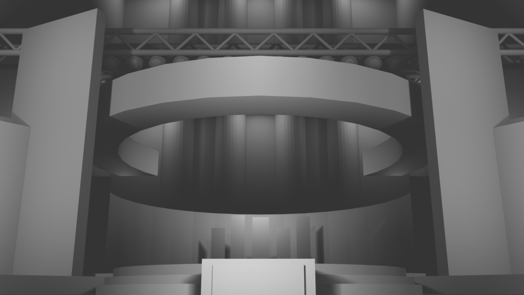 【無料】VRChatライブステージ・3Dモデル