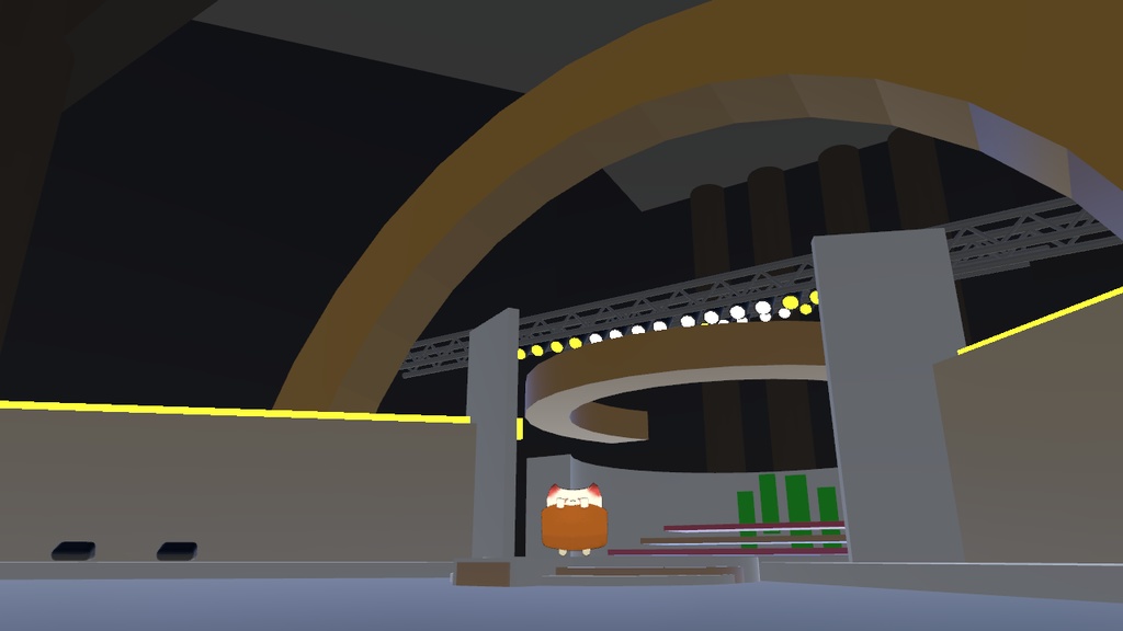 【無料】VRChatライブステージ・3Dモデル