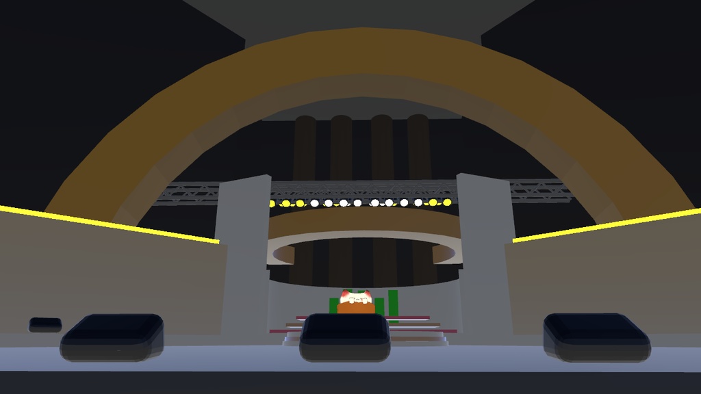 【無料】VRChatライブステージ・3Dモデル