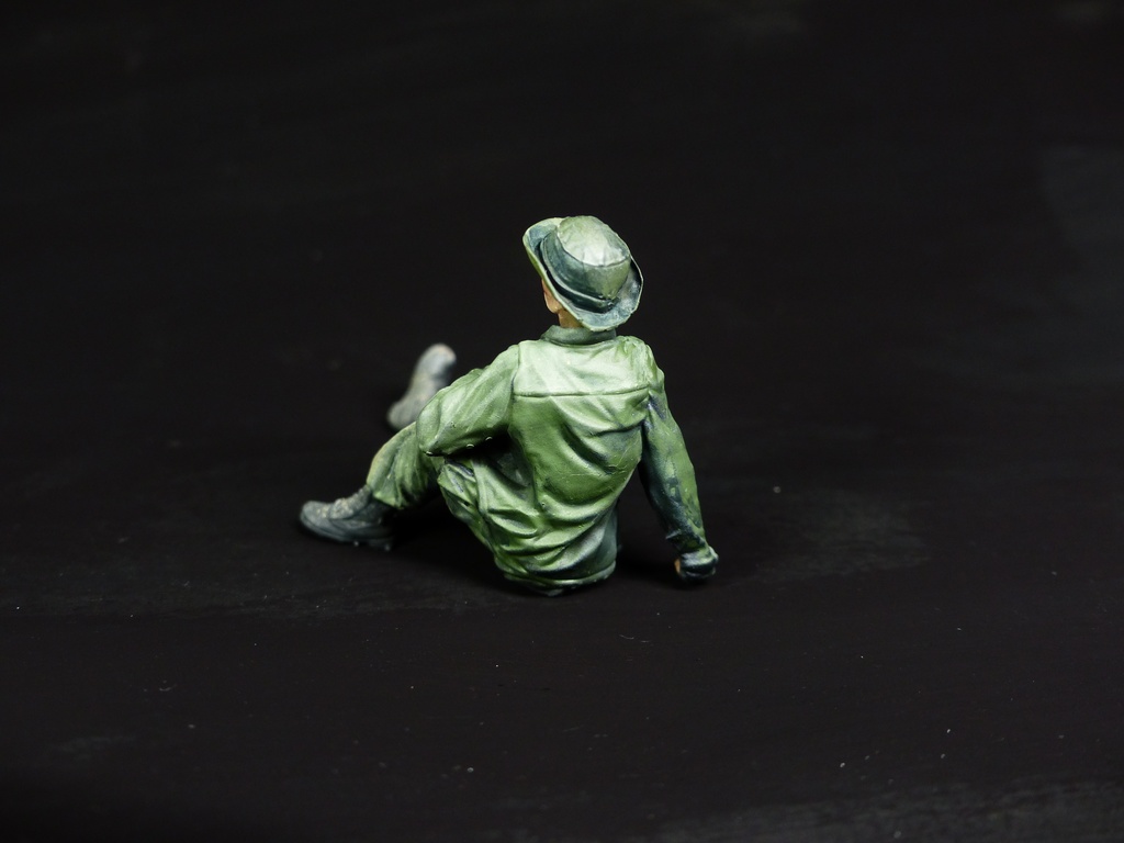 1/35ベトナム戦争アメリカ兵(2)地べたに座る兵士