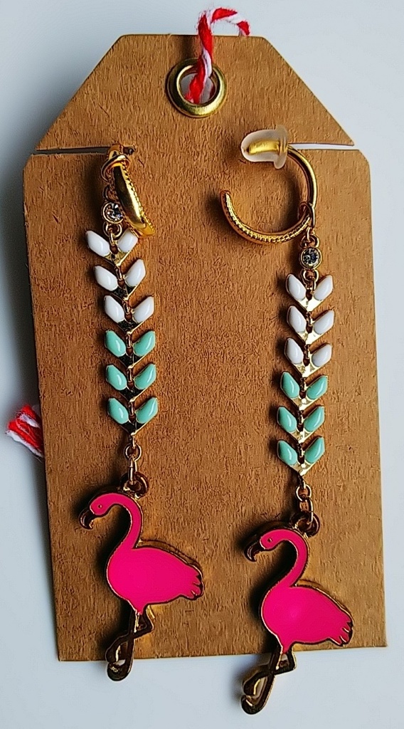 フラミンゴ イヤーカフ