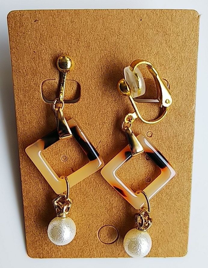 べっ甲風スクエア