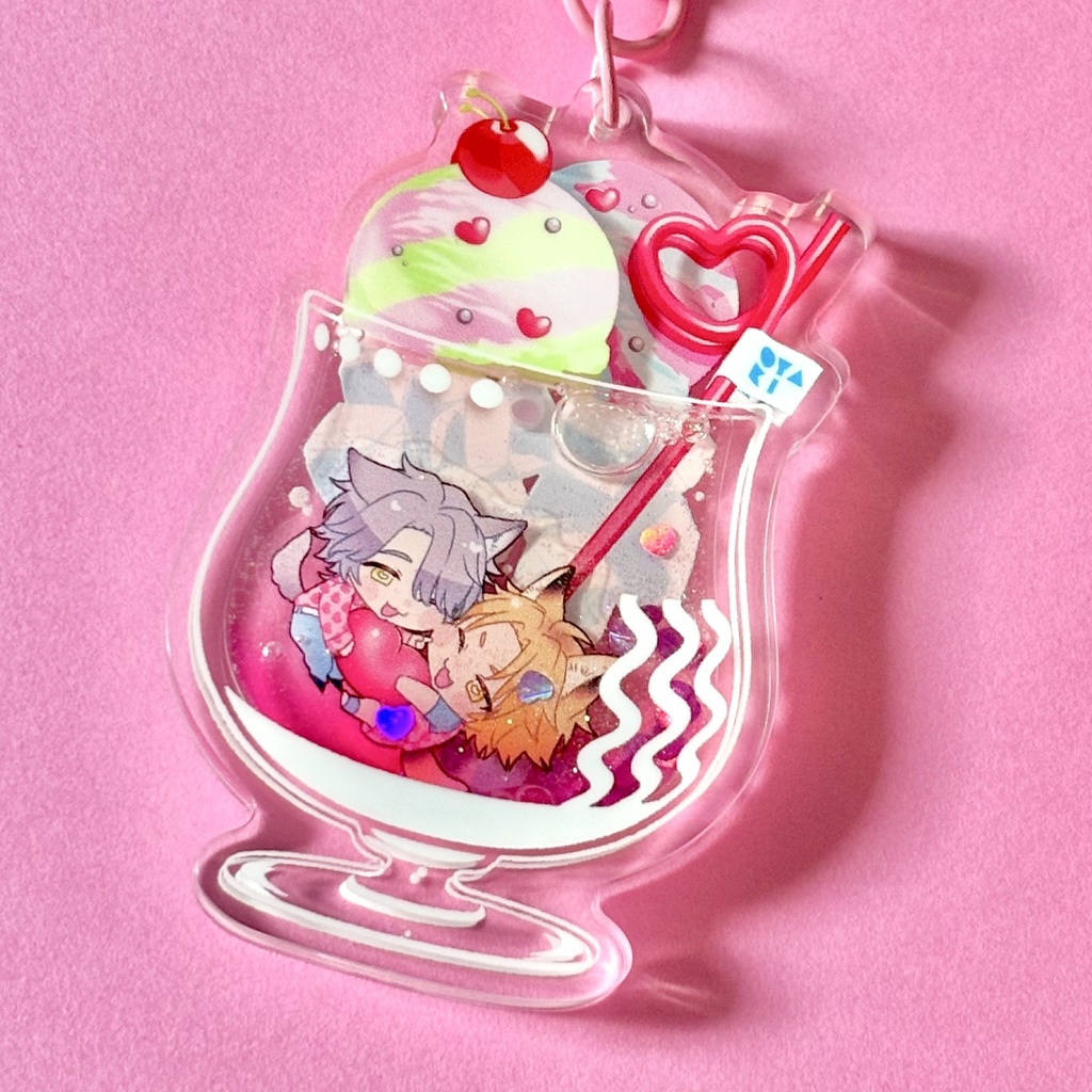 ノケモノオイルアクリルキーホルダー