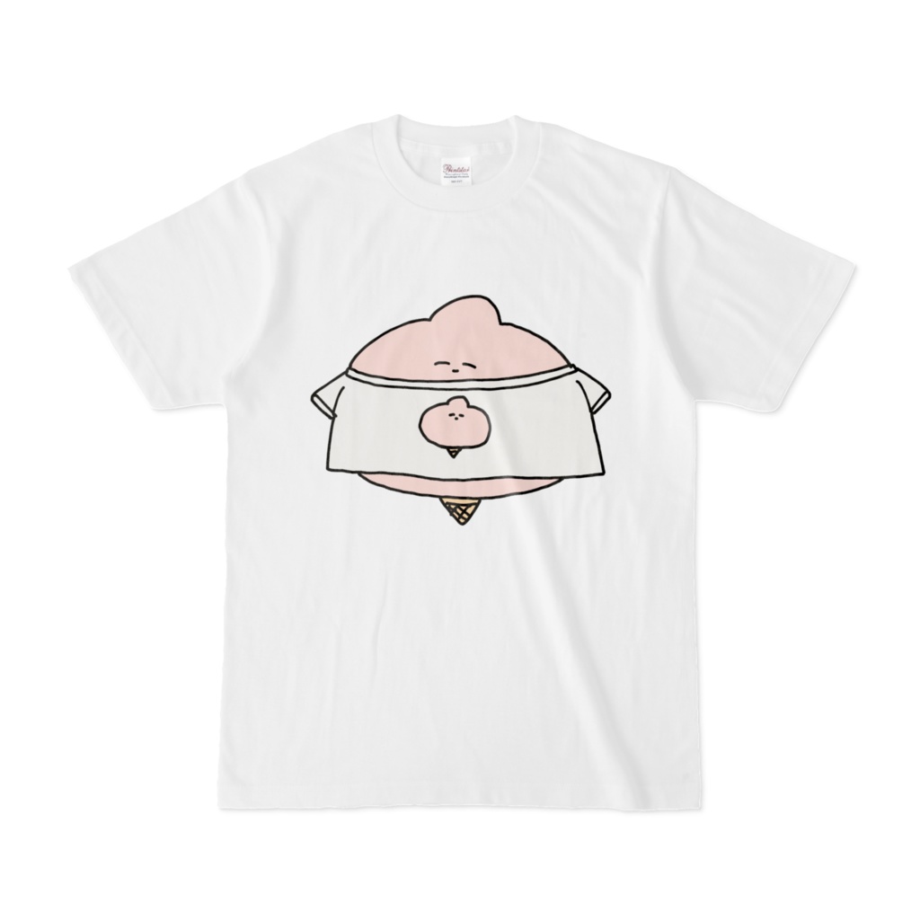Tシャツ着てる