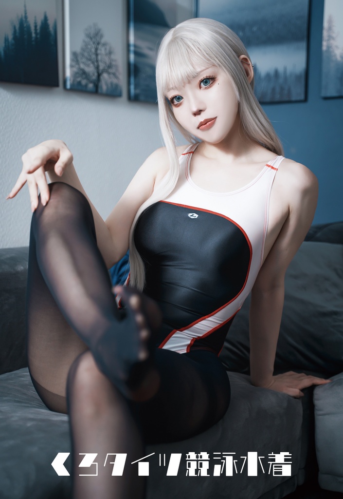 【CH36】ROM写真集「くろの競泳水着ROM2」「くろタイツ競泳水着」