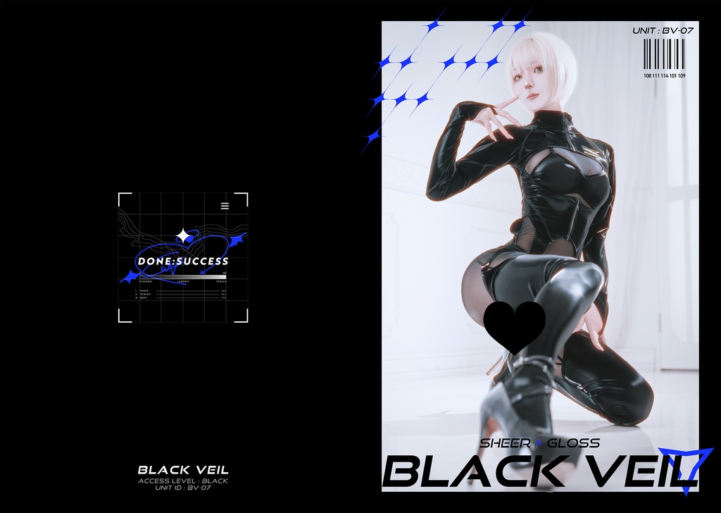 【ぴたけっと5】新刊写真集「BLACK VEIL」