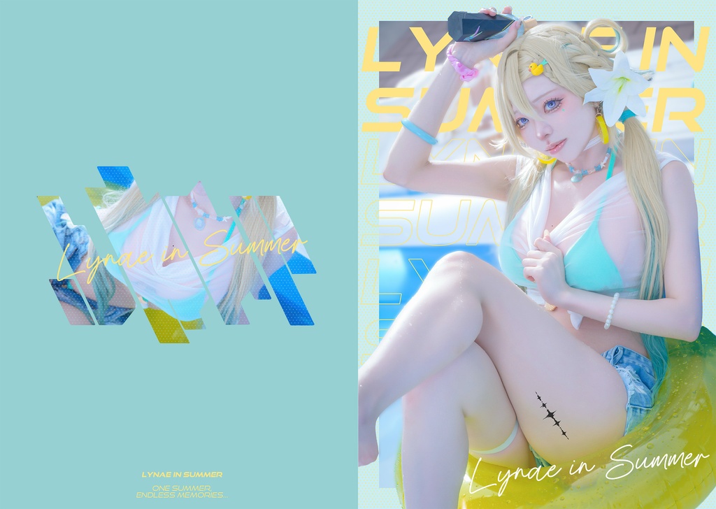 【C108】新刊写真集「Lynae in Summer」DLカード付