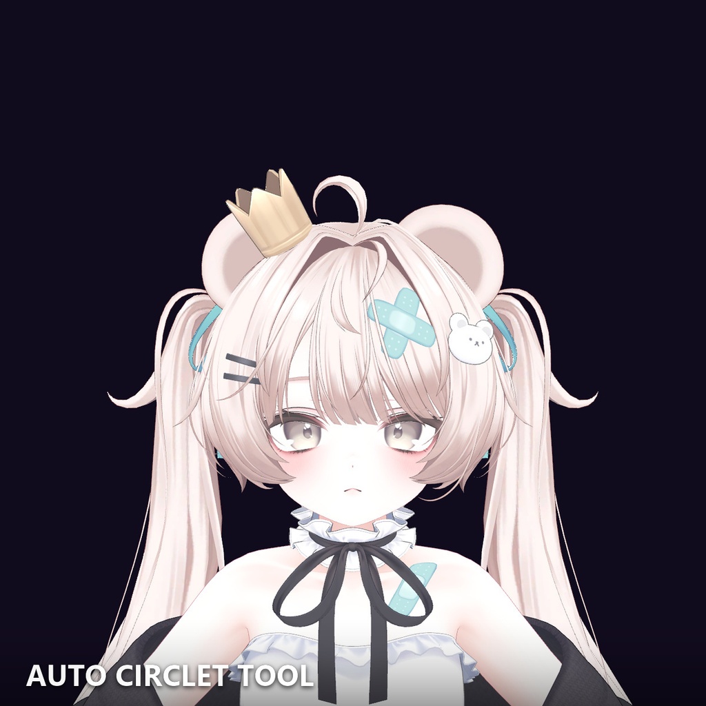 【Unity Tool】Auto Circlet / 頭部アクセサリー自動フィッティングツール