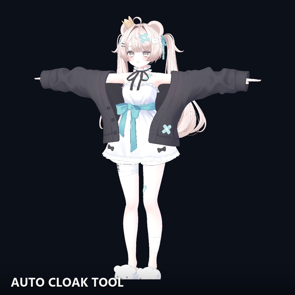 【Unity Tool】Auto Cloak / マント自動体型分析＆PhysBone設定ツール