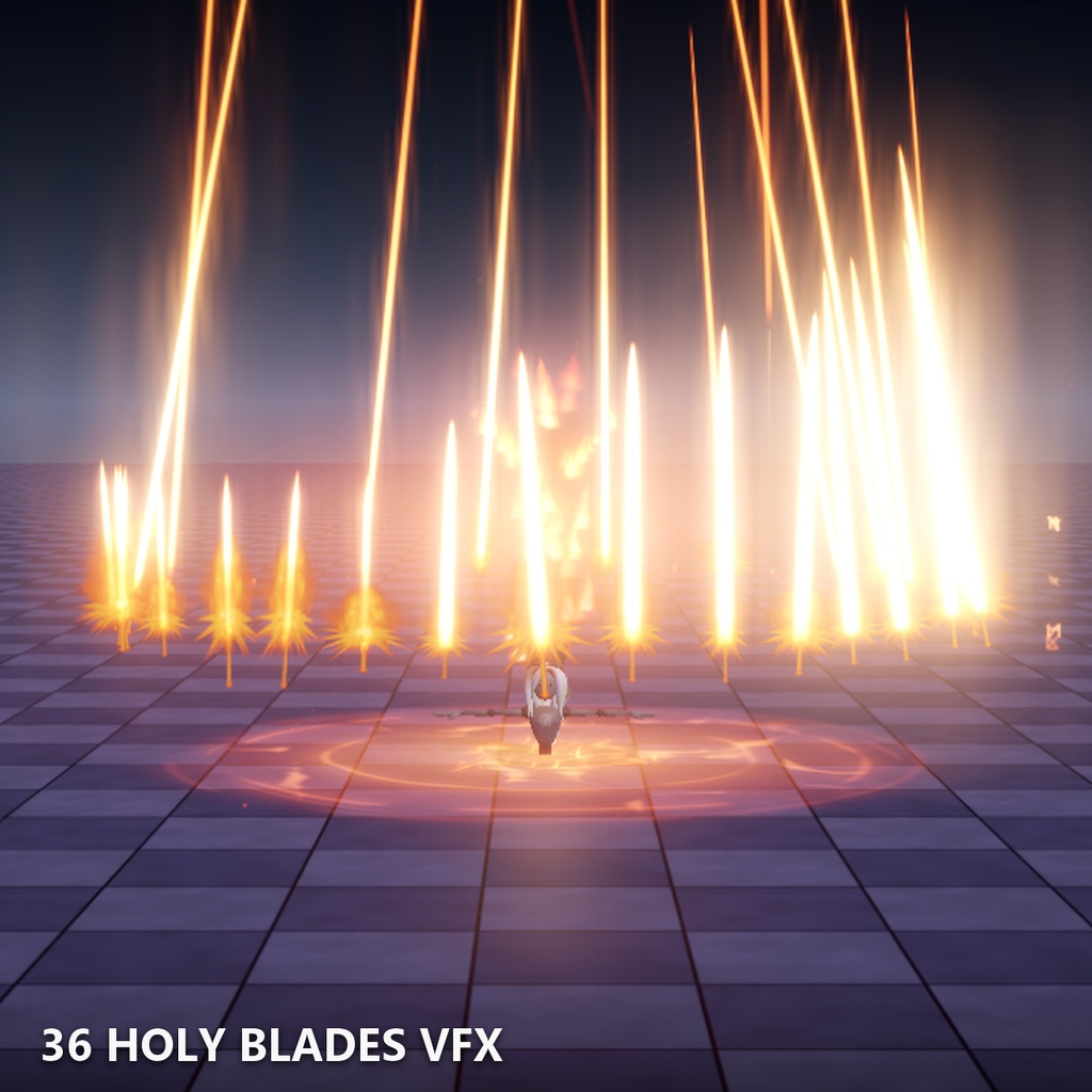 【VRChat】36 Holy Blades / 聖剣オービット展開ギミック