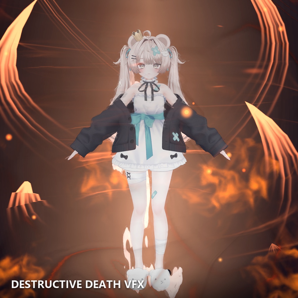 【VRChat】Destructive Death Gimmick / 猗窩座「破壊殺・羅針」ギミックパック
