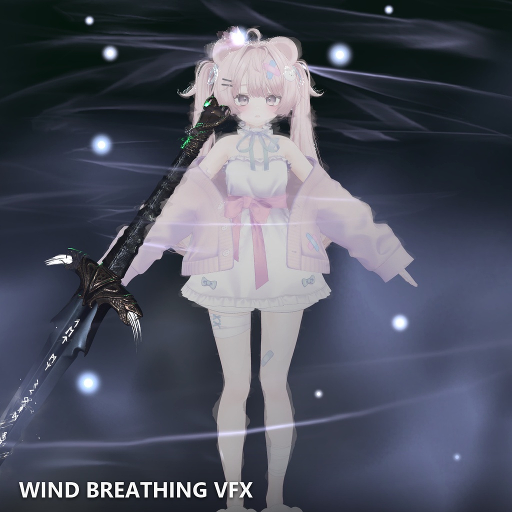 【VRChat】Wind Breathing Gimmick / 不死川実弥「風の呼吸」ギミックパック
