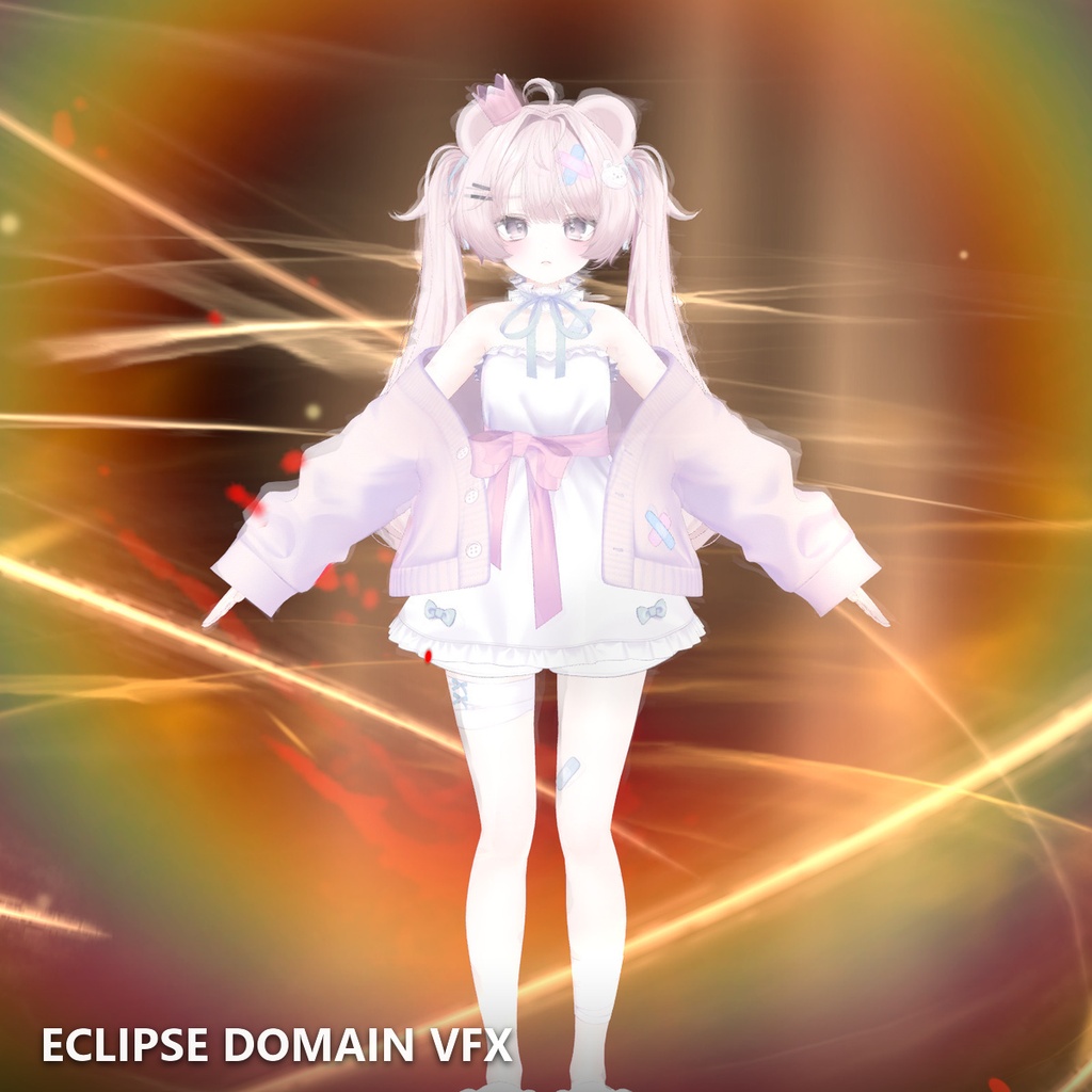 【VRChat/Unity】Descending Eclipse VFX / 日蝕降臨 領域展開ギミック