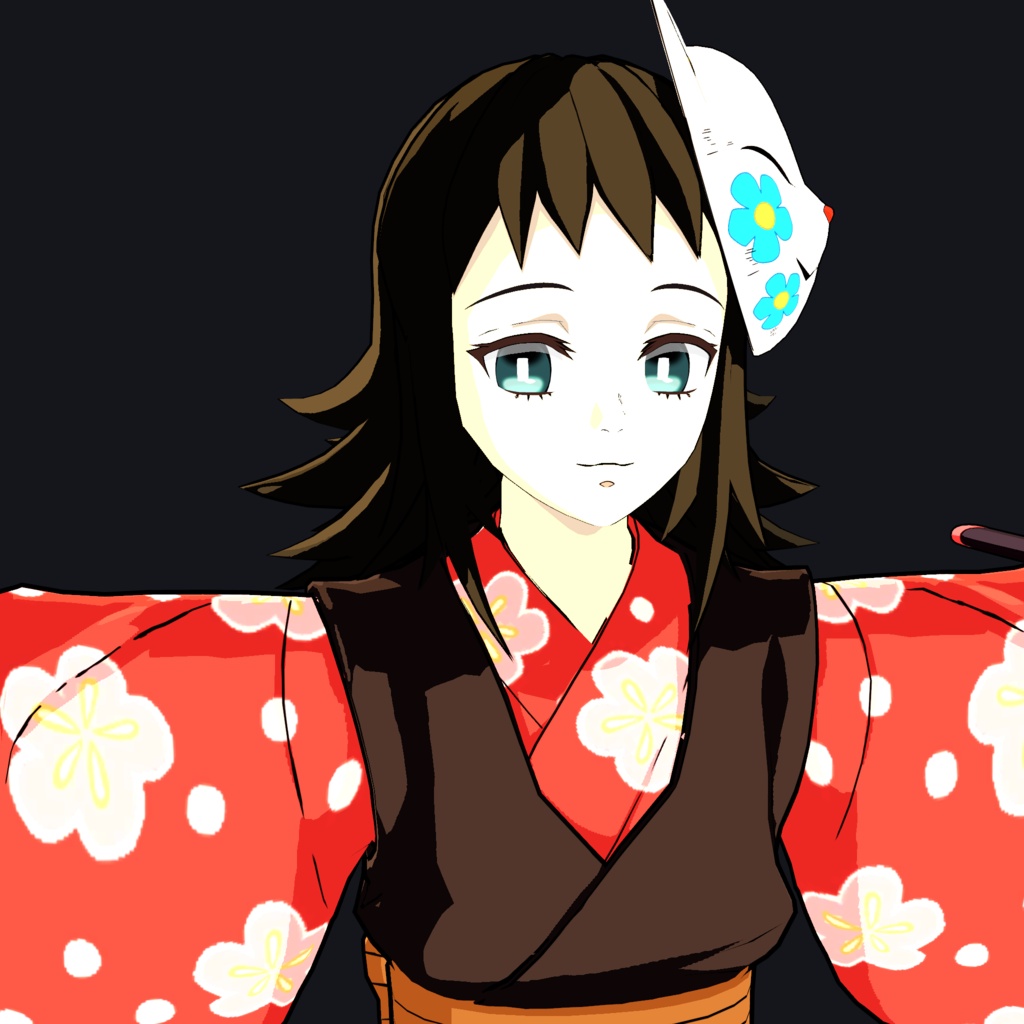 【VRChat】Kitsune Maiden (狐面少女) - Water Breathing VFX