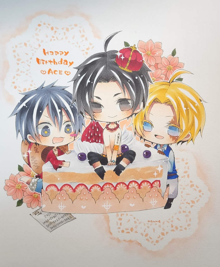ワンピース イラストセット 梅画楼 Booth