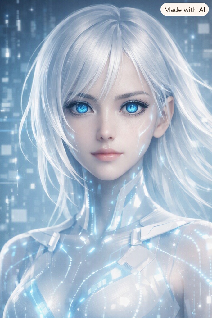 Observer-Class Civilization Series – Infomorph-class Entity (Close-up & Full-body Prompt Set)