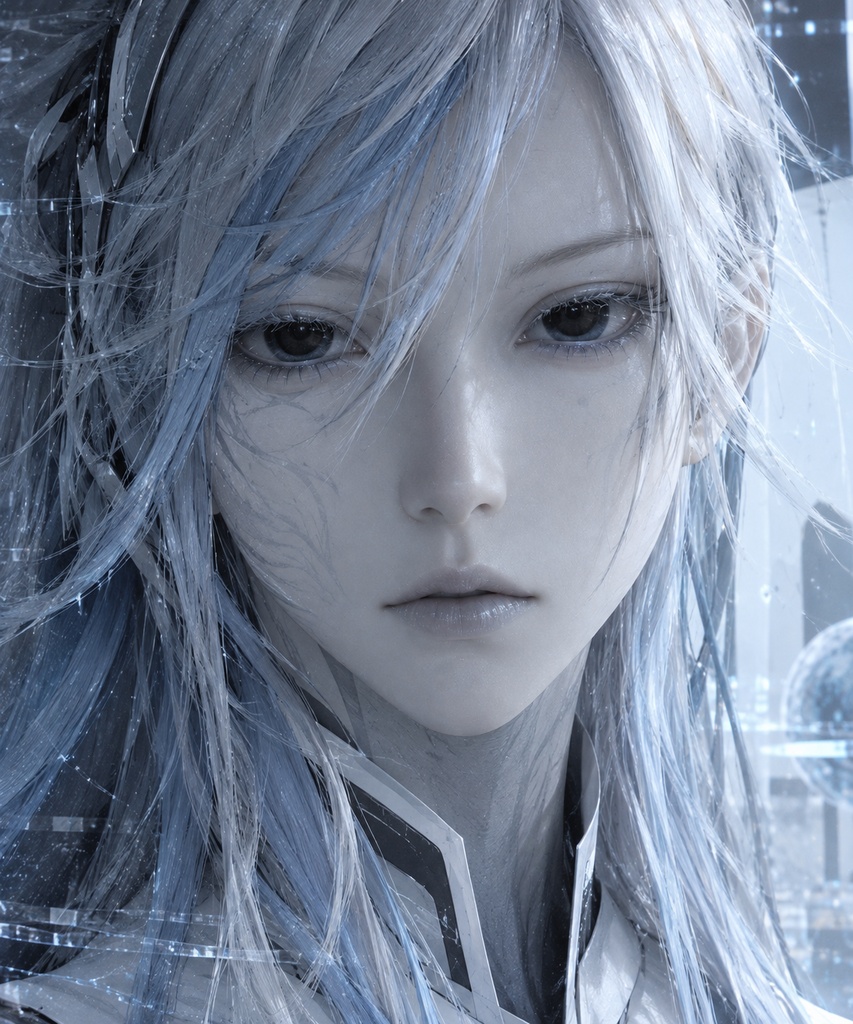 Observer-Class Civilization Series – Sentinel-class Entity (Close-up & Full-body Prompt Set)